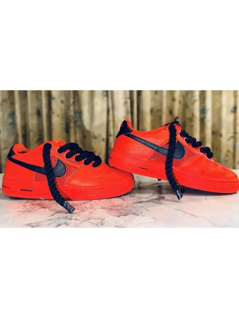 Size 5.5 (GS) - Nike Air Force 1 LV8 Low Mesh Pocket - Haban